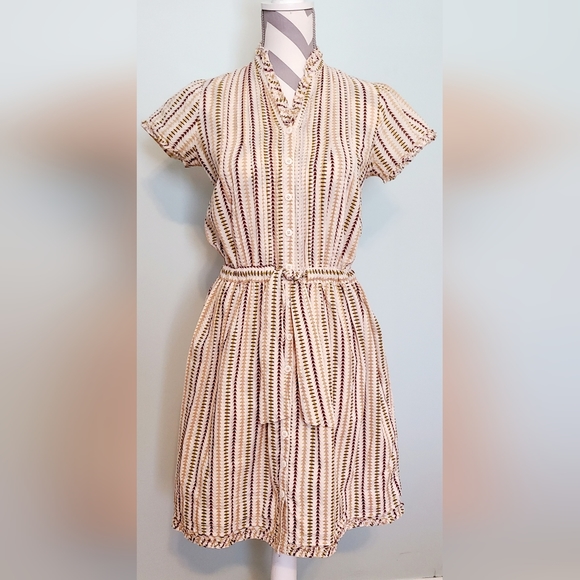 Fiori di Zucca casual button down dress size 4 - Picture 3 of 14